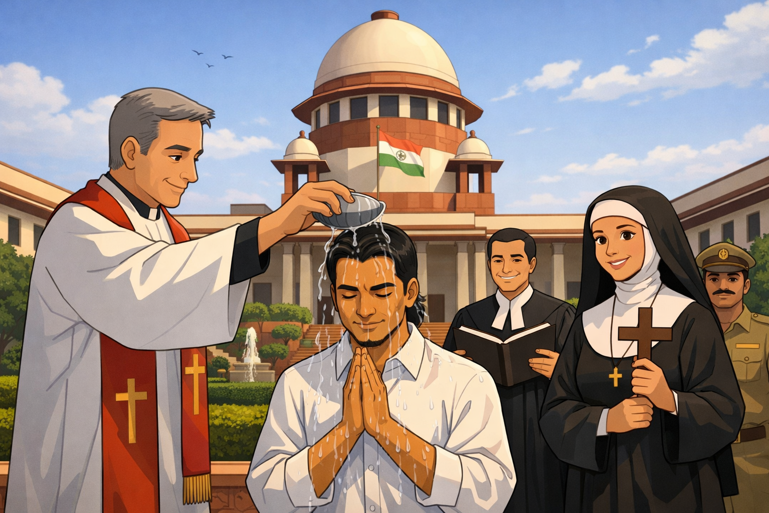 Christian Sakhuaa Inlette Chu Scheduled Caste An Nihna A Bo Tawh, Hinduism, Sikhism leh Buddhism Sakhua Te Chauh Scheduled Caste Ni Thei