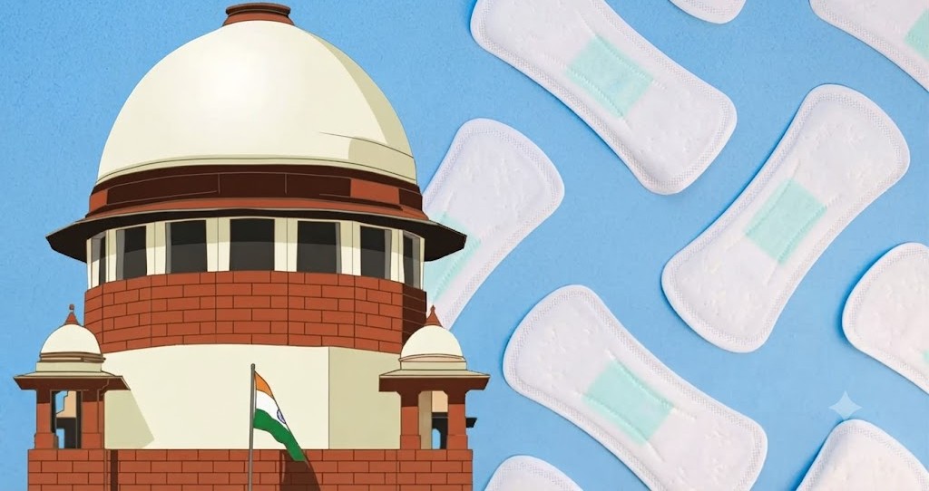 Supreme Court-in Ration Dawr Kaltlanga Hmeichhe Sanitary Pads Sem Darh Tura Ngenna Chungchangah State leh Union Territory Te Chu Insawifiah Tura Hriattirna Pe