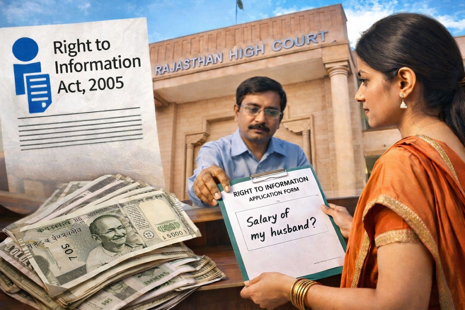 Kawppuite Hlawh Zat Chu RTI, Act Hnuaiah Dan Anga Dil Theih A Ni Lo, Hlawh Zat Chu Mimal Thil A Nih Thu Rajasthan High Court-in Tichiang