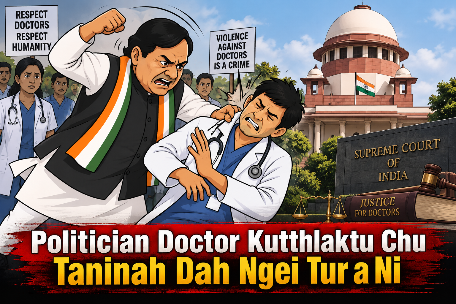 Politician Doctor Kutthlaktu Chu Taninah Dah Ngei Tur a Ni, Zalen Takin A Vak Vel Tur A Ni Lo: Supreme Court