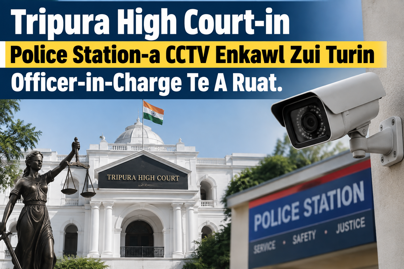 Tripura High Court-in Police Station-a CCTV Enkawl Zui Turin Officer-in-Charge Te A Ruat