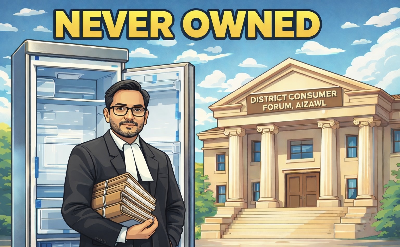 Aizawl District Consumer Disputes Redressal Commission chuan Never Owned Te Hnenah  An Customer Fridge Lei Chhe Ta Chu A Thlawna Siam Sak Turin Thu A Pe